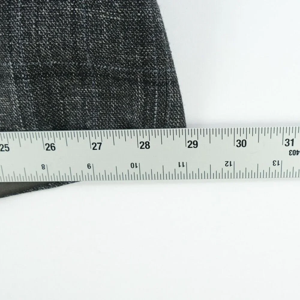 Modern Hickey Freeman Custom Sport Coat Men 53R Knit Wool USA Suit Jacket Gray - Picture 9 of 12